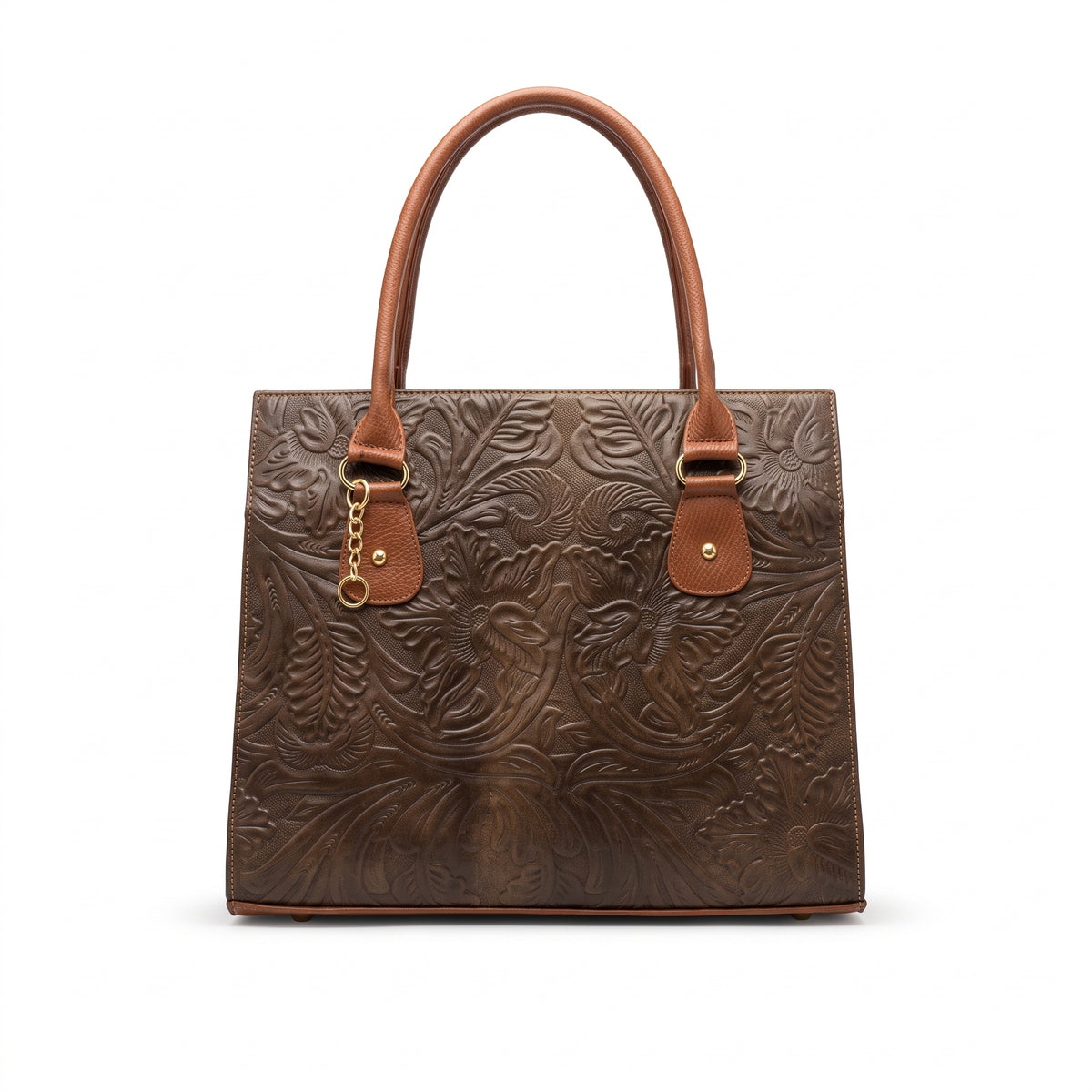 Bolso Tote "Luna" en Piel Cincelada / Grabada