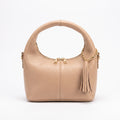 Bolso de Hombro y Bandolera Estilo Hobo de Piel Graneada